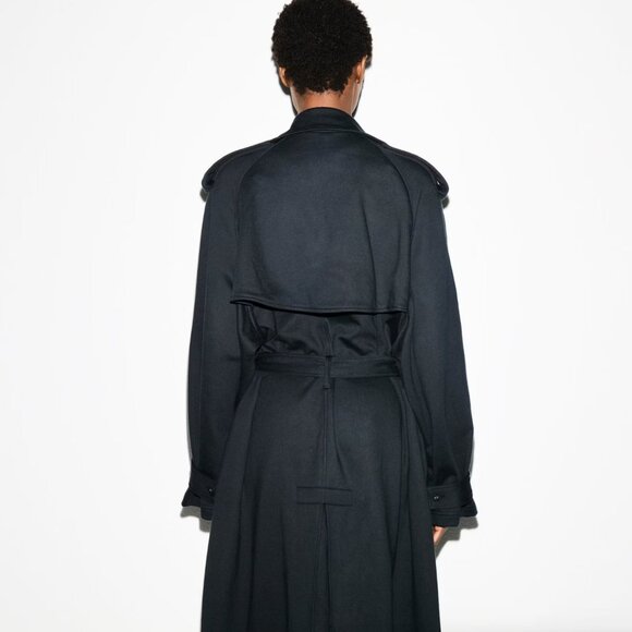 SKIMS BOYFRIEND FLEECE OVERSIZED TRENCH COAT - Picture 7 of 7